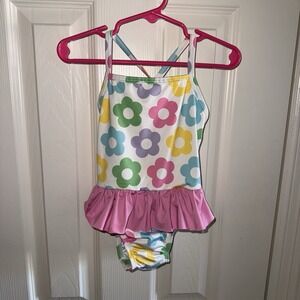 James & Lottie 1 Piece Lottie Swimsuit Swim Lainey Vintage Floral 2T